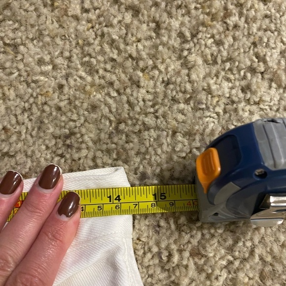 Goldsign Women’s Denim Button Down White Jean Skirt Size 27 - Picture 8 of 9